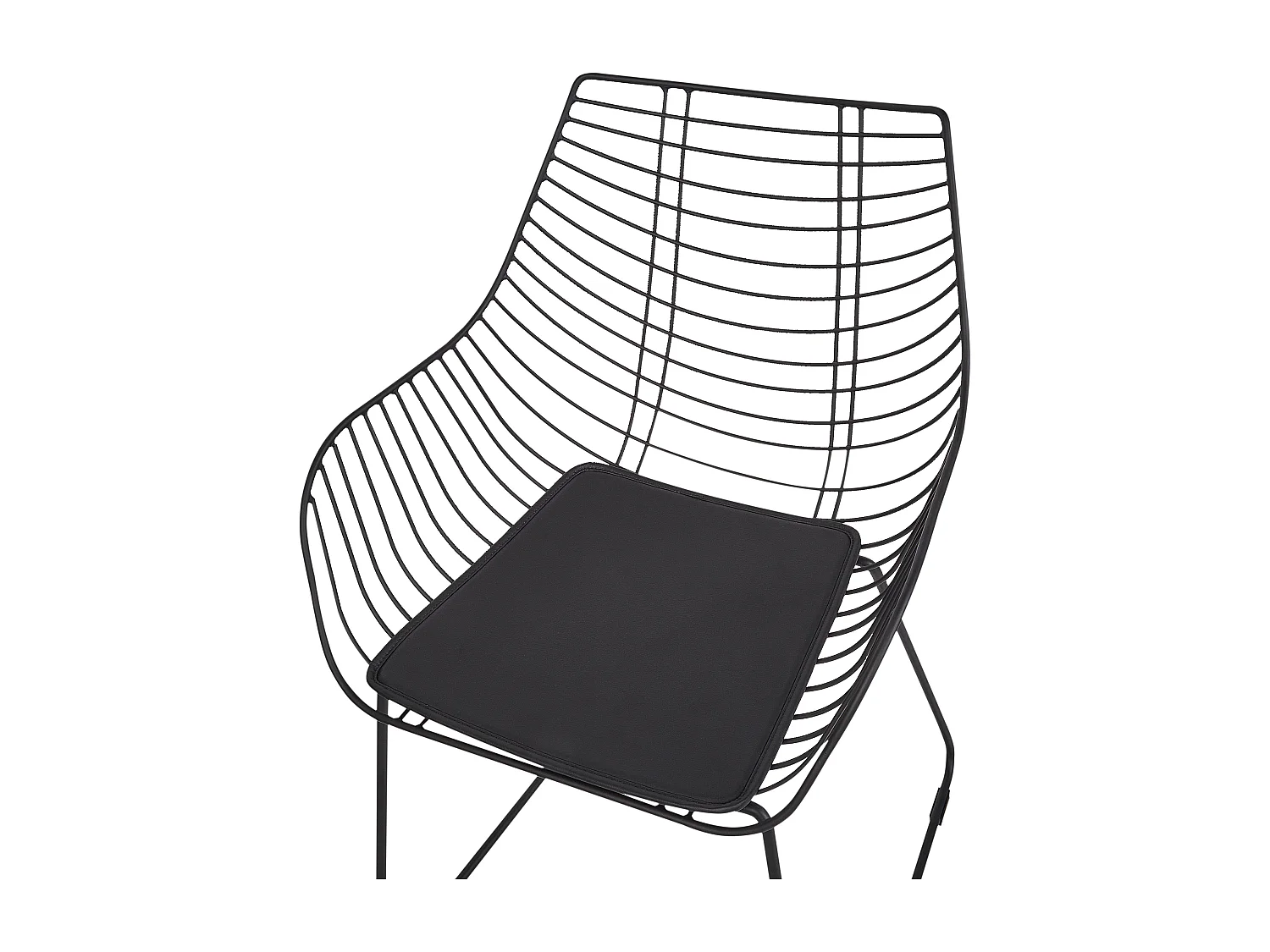 Set van 2 eetkamerstoelen ANNAPOLIS Metaal Zwart