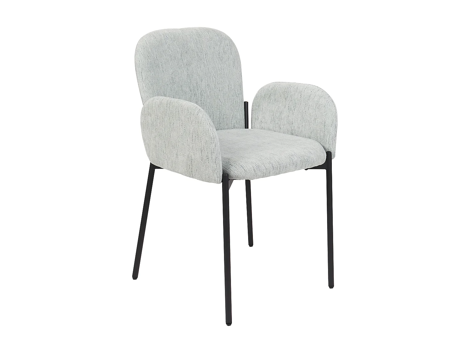 Lot de 2 chaises de salle à manger ALBEE Vert menthe