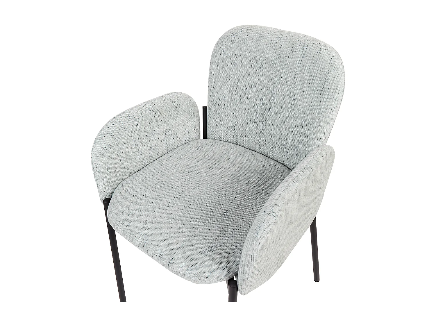 Lot de 2 chaises de salle à manger ALBEE Vert menthe