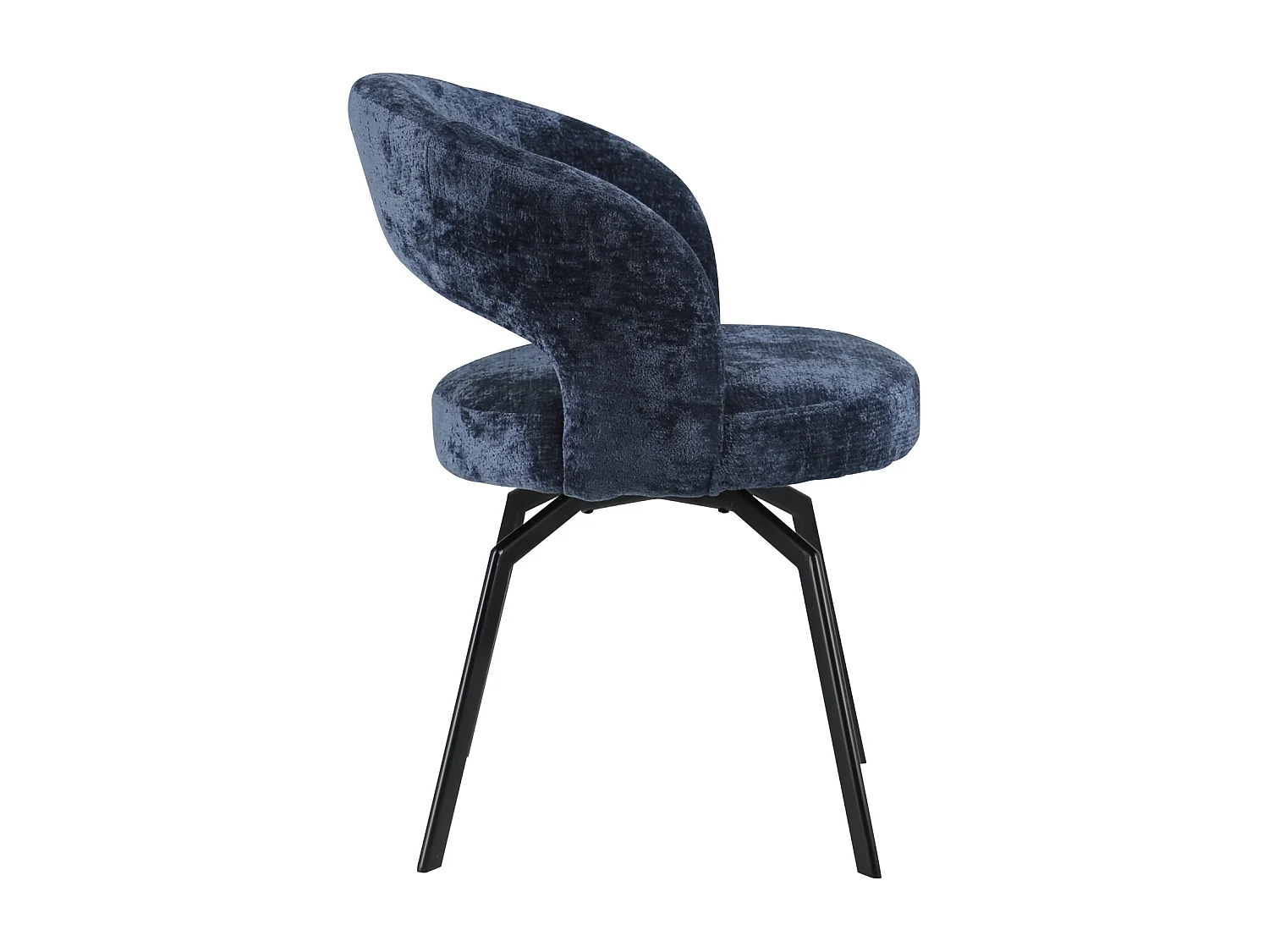 Chaise en chenille bleu foncé EHBA - HAPPY GARDEN