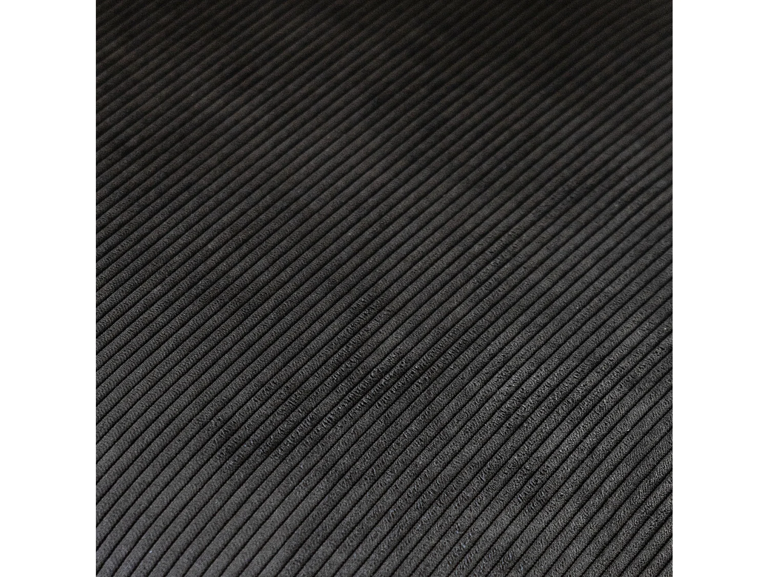 Lot de 2 chaises en velours côtelé gris foncé NILSA - HAPPY GARDEN