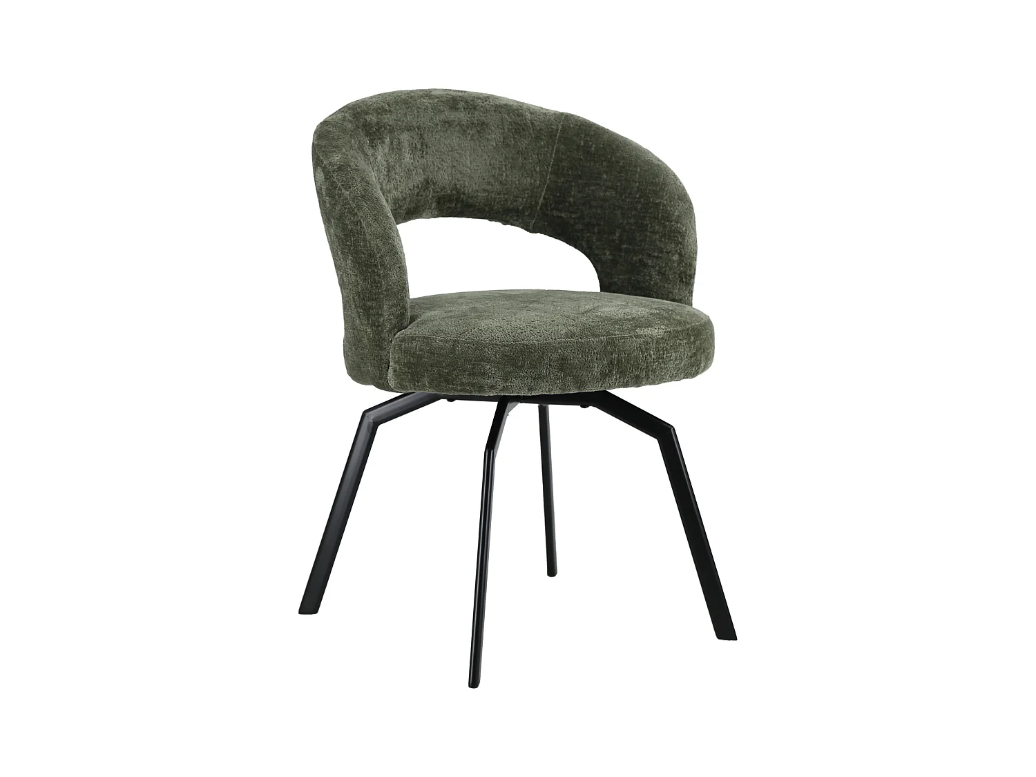 Chaise en chenille verte EHBA - HAPPY GARDEN