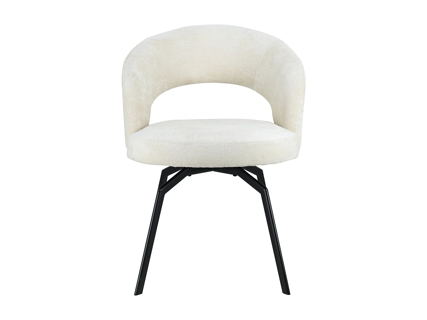 Chaise en chenille beige EHBA - HAPPY GARDEN