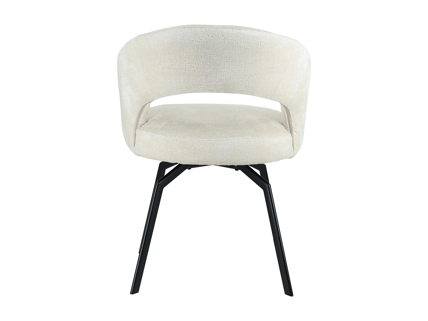 Chaise en chenille beige EHBA - HAPPY GARDEN