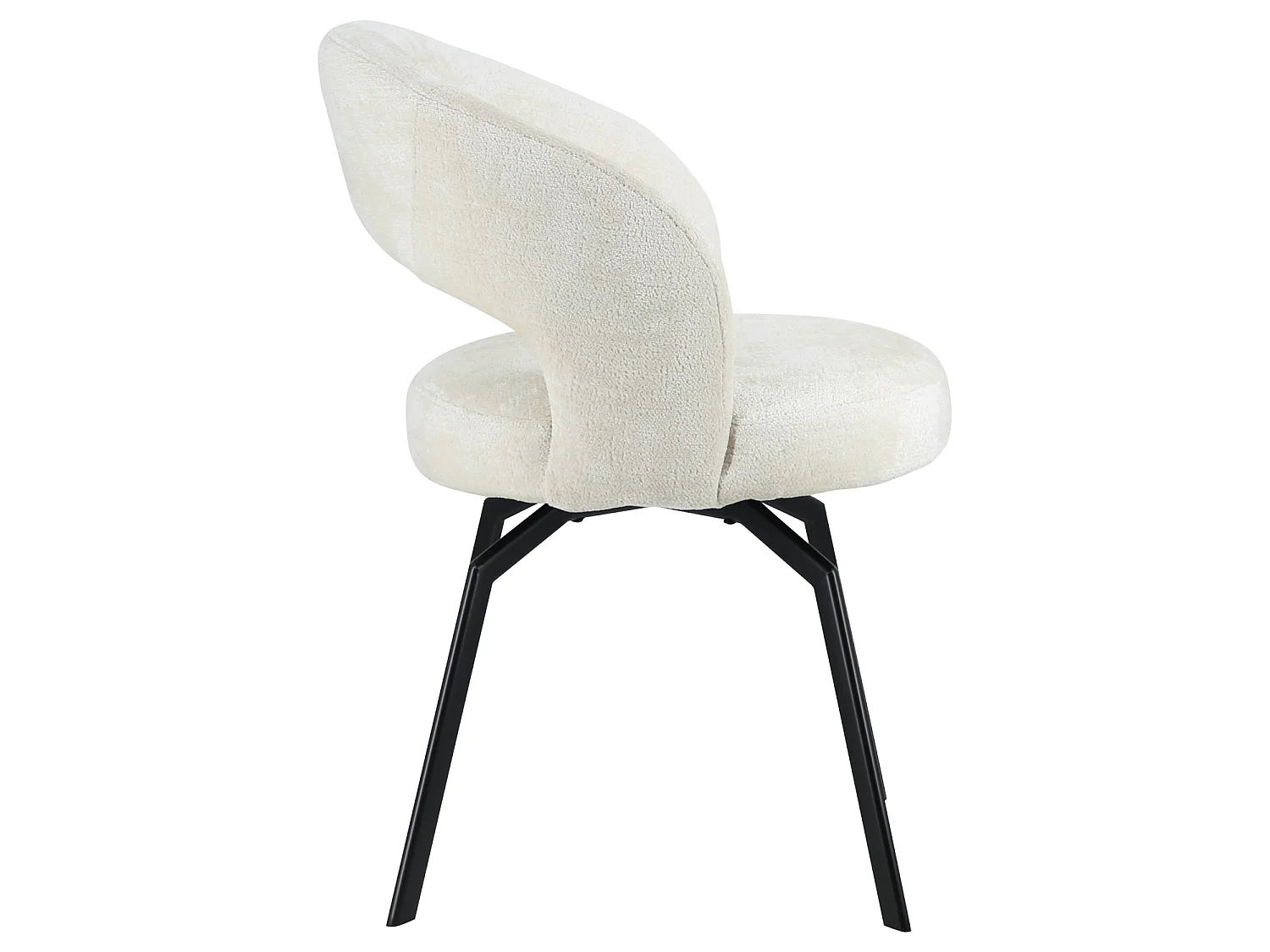 Chaise en chenille beige EHBA - HAPPY GARDEN