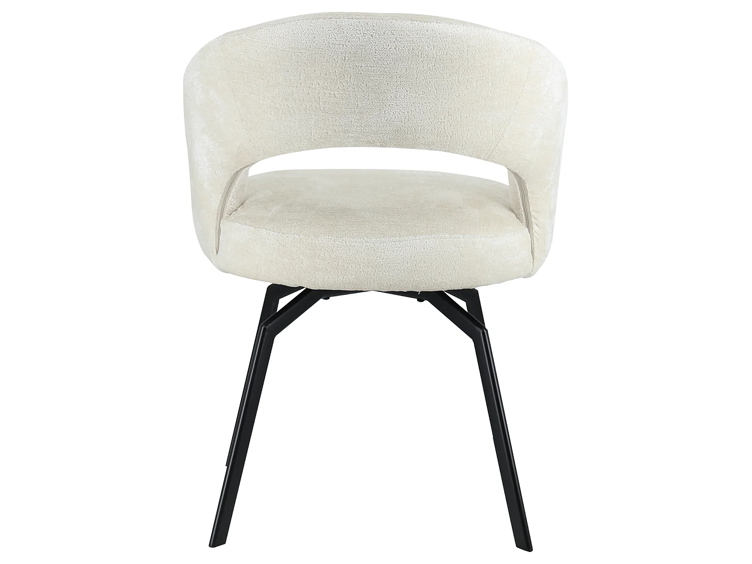 Chaise en chenille beige EHBA - HAPPY GARDEN