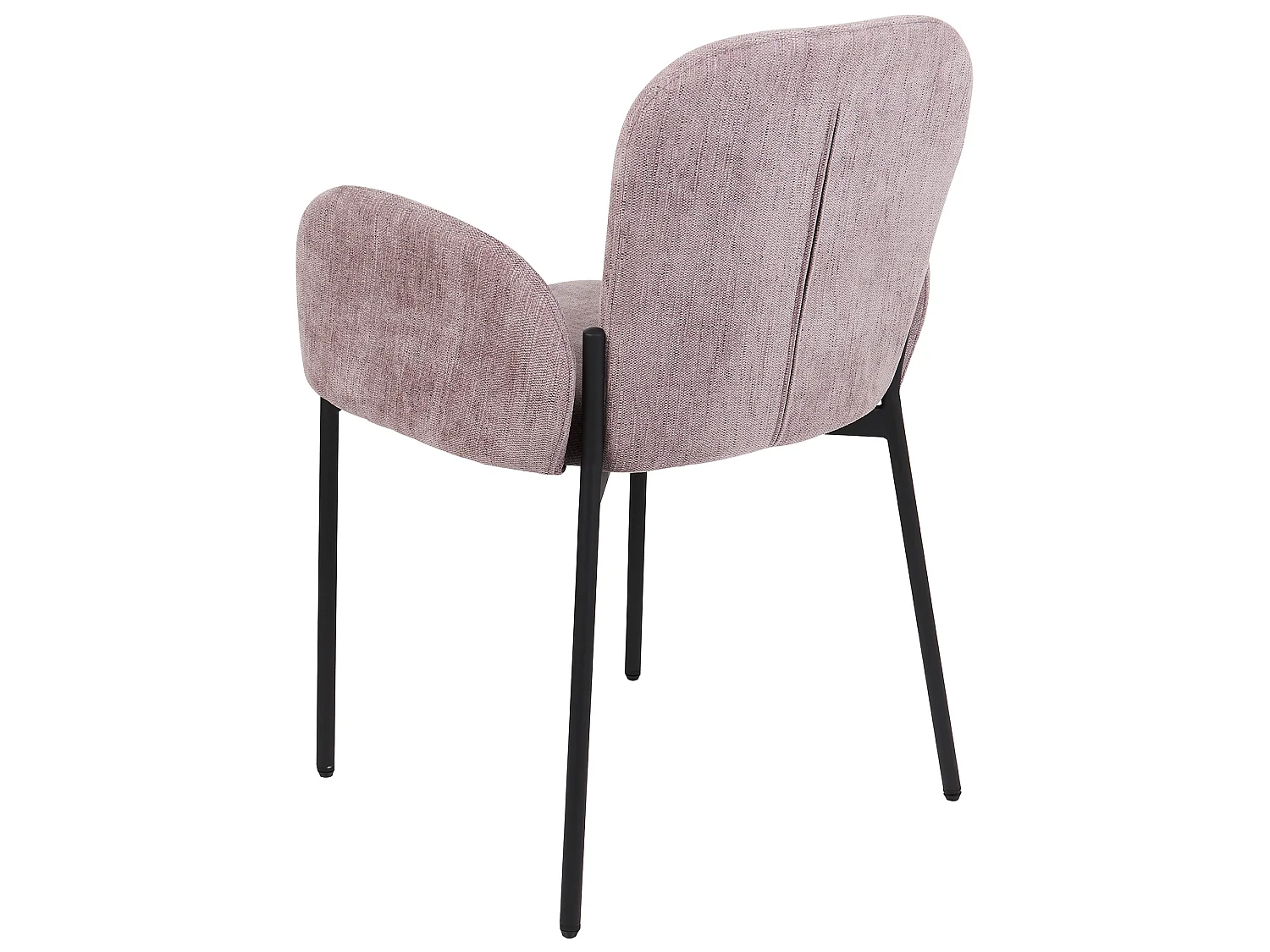 Lot de 2 chaises de salle à manger ALBEE Rose