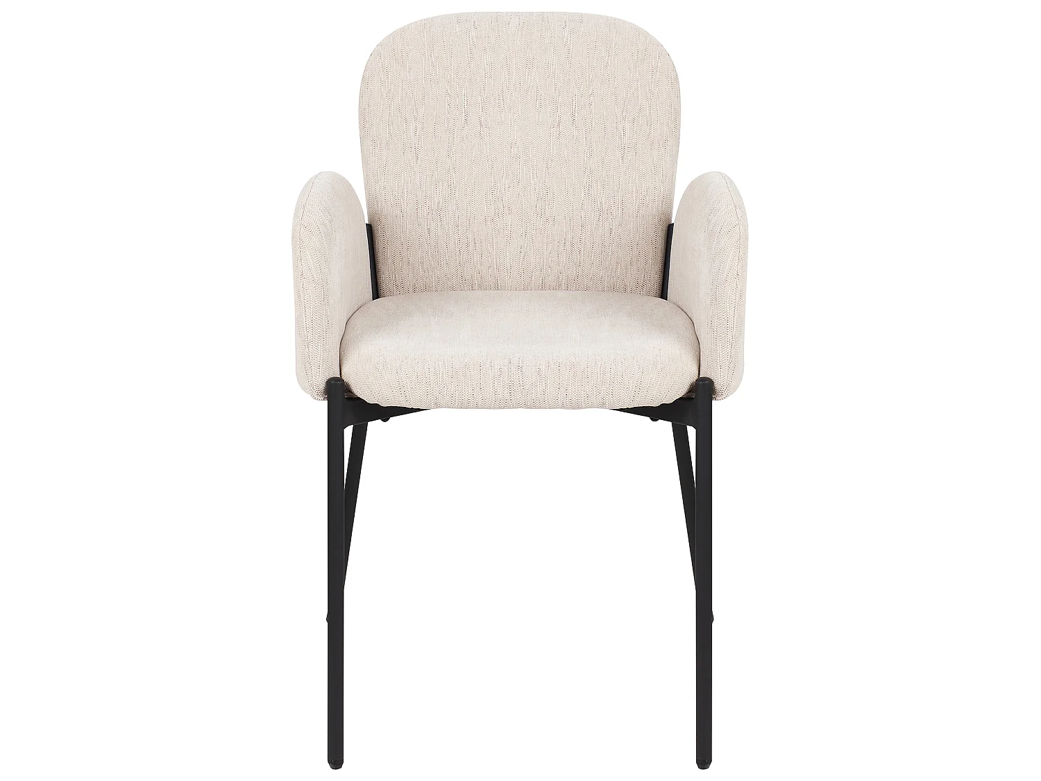 Lot de 2 chaises de salle à manger ALBEE Beige