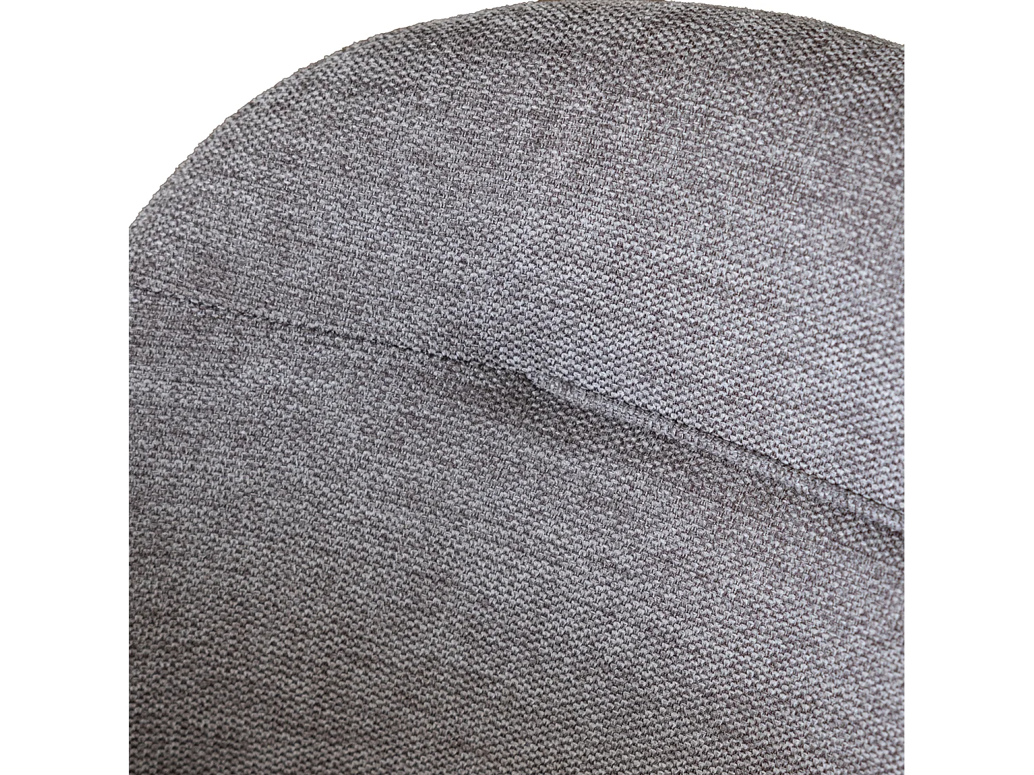 Set van 2 SAFFI grijze stoffen stoelen