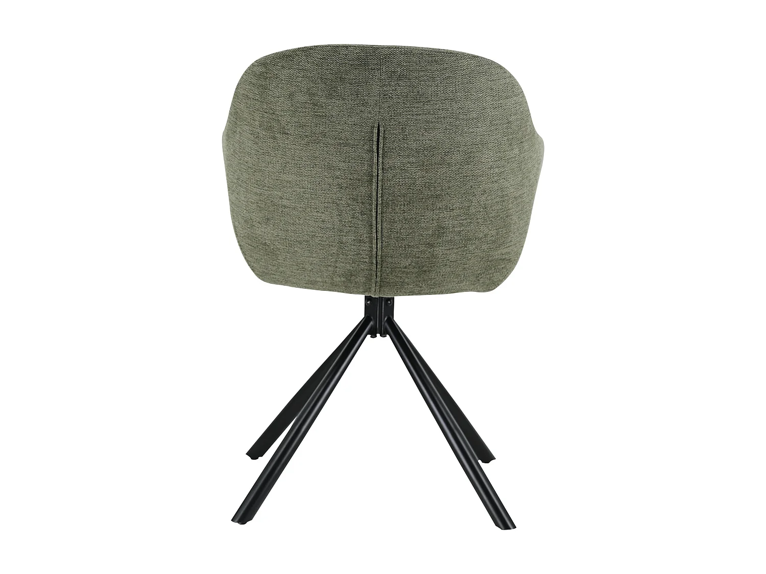 Lot de 2 chaises en tissu vert SAFFI - HAPPY GARDEN