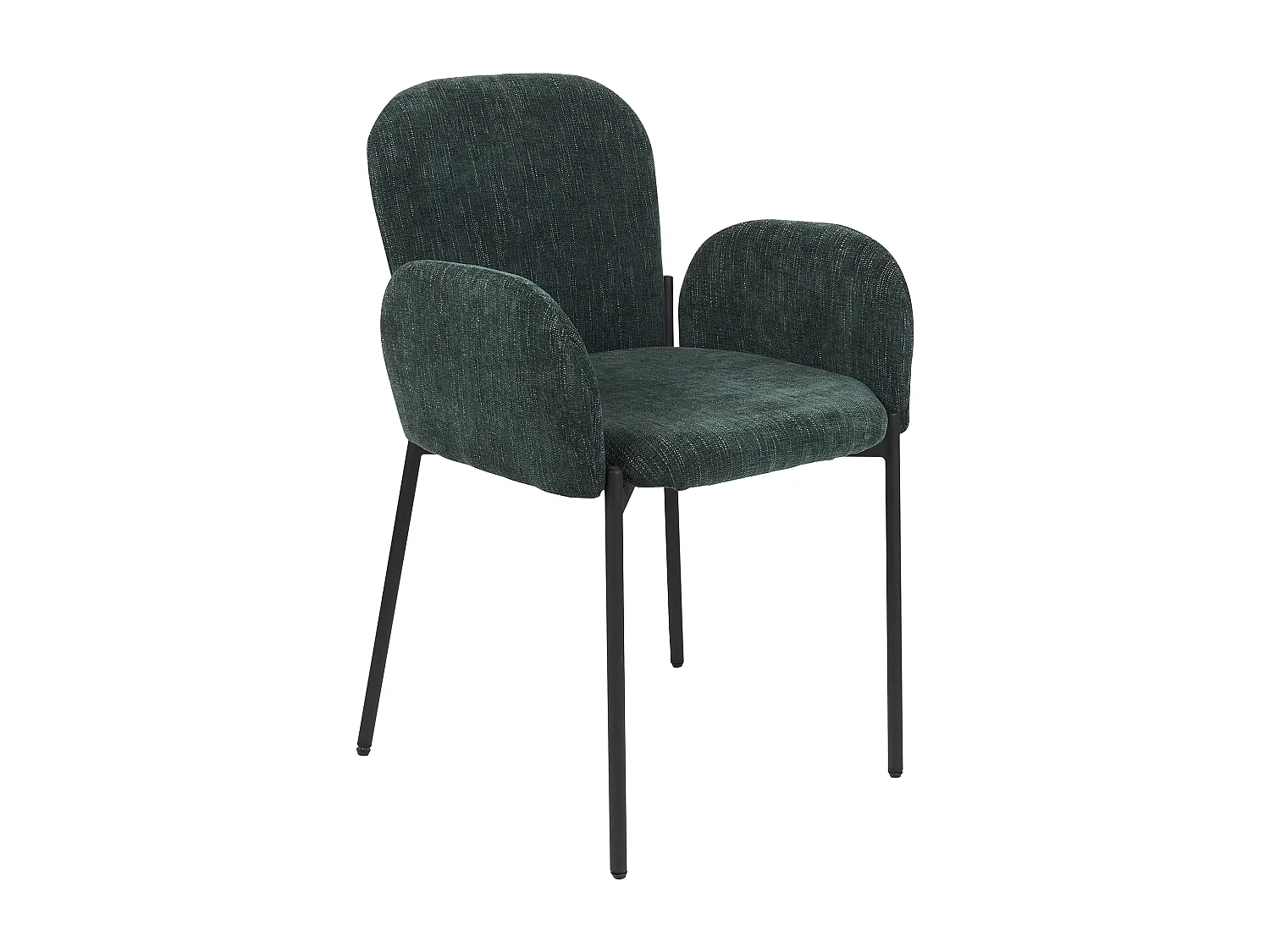 Set van 2 eetkamerstoelen ALBEE Donkergroen
