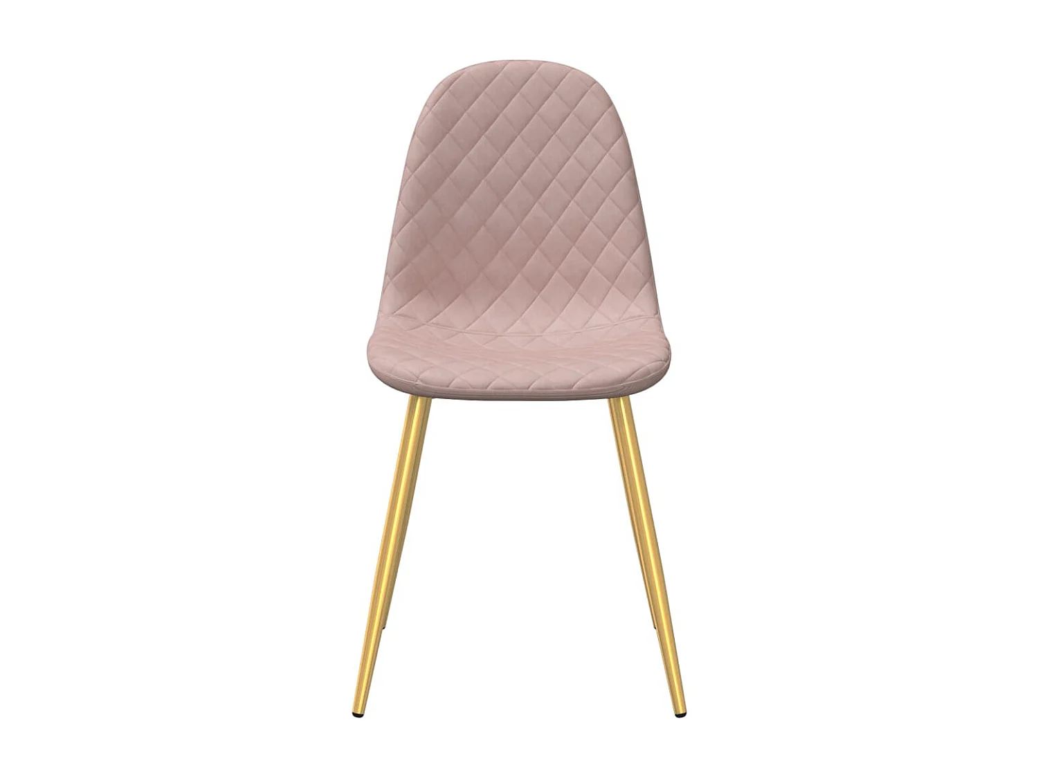 Eetkamerstoelen 4 st fluweel roze