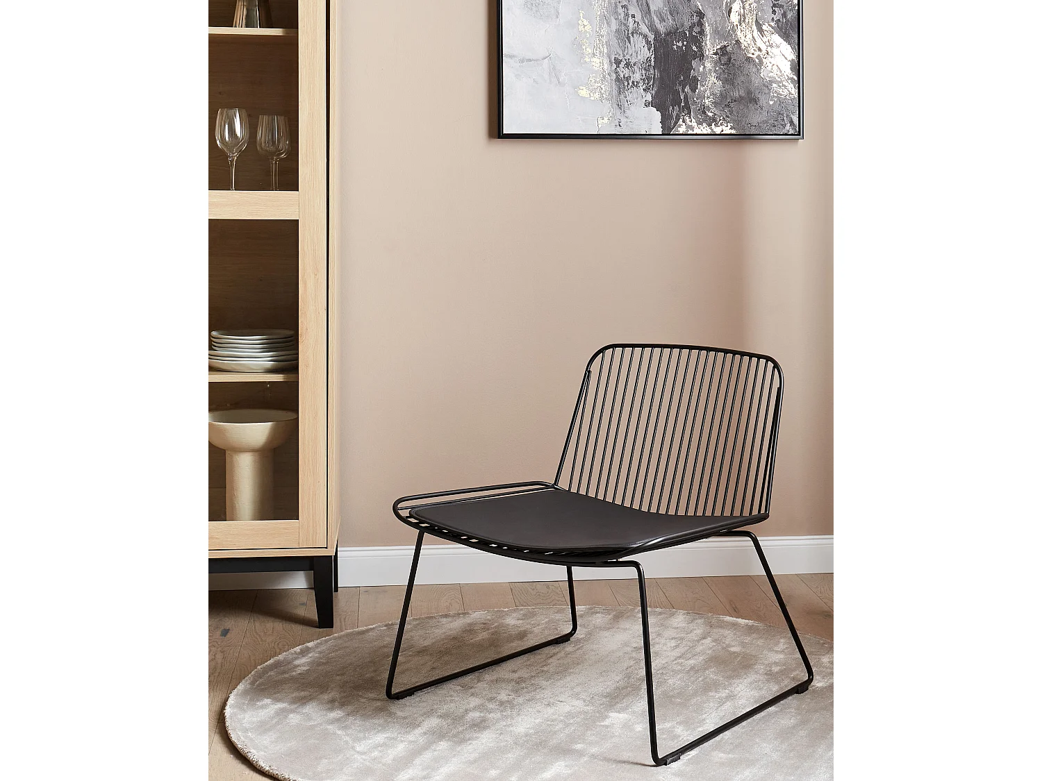 Cadeira de jantar SNORUM Metal Preto