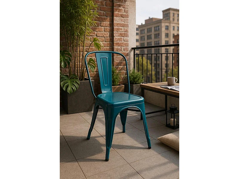 Sillas Comedor - Silla Torix - Verde azulado