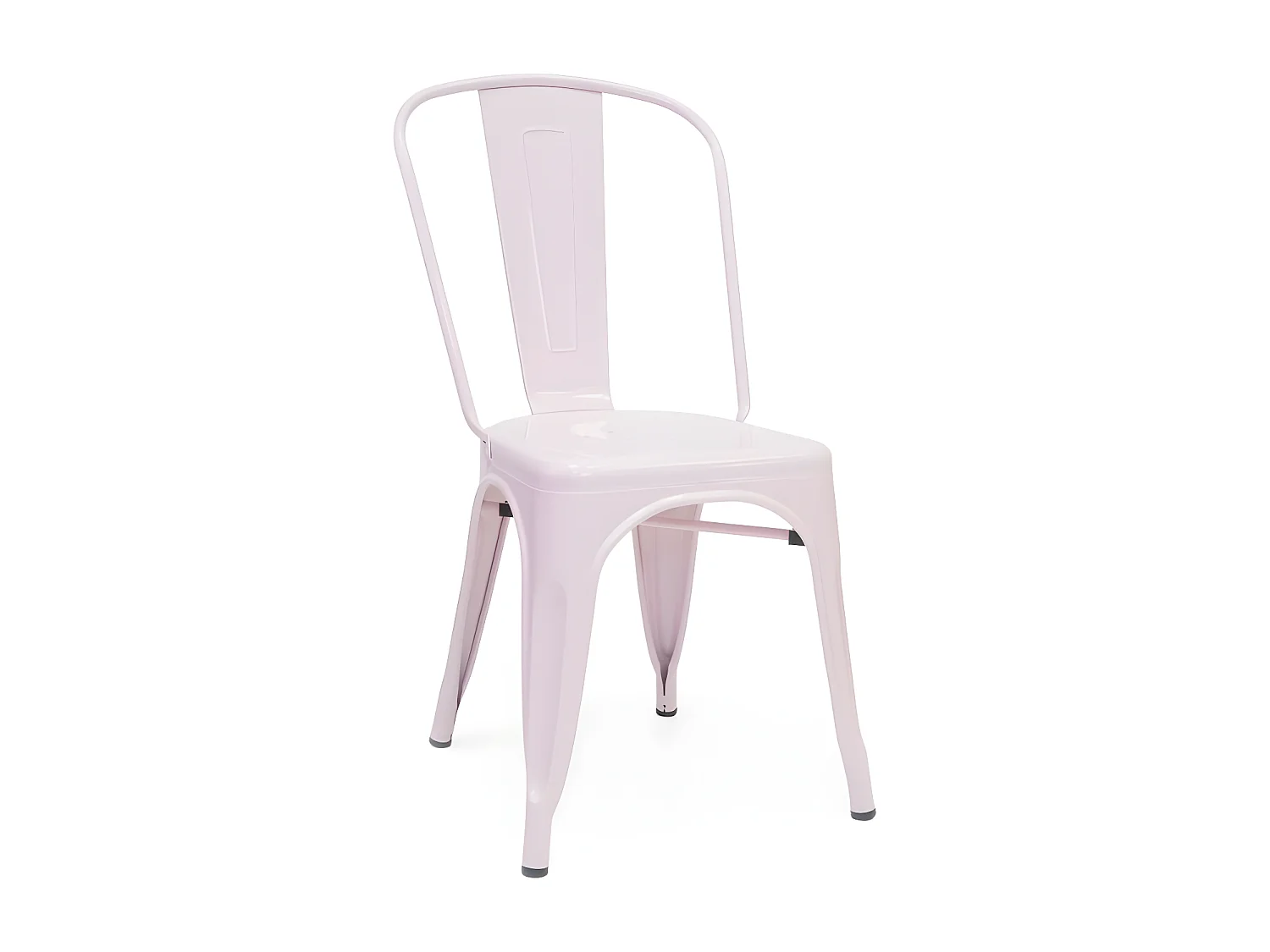 Stuhl Metall rosa 85x52,5x45