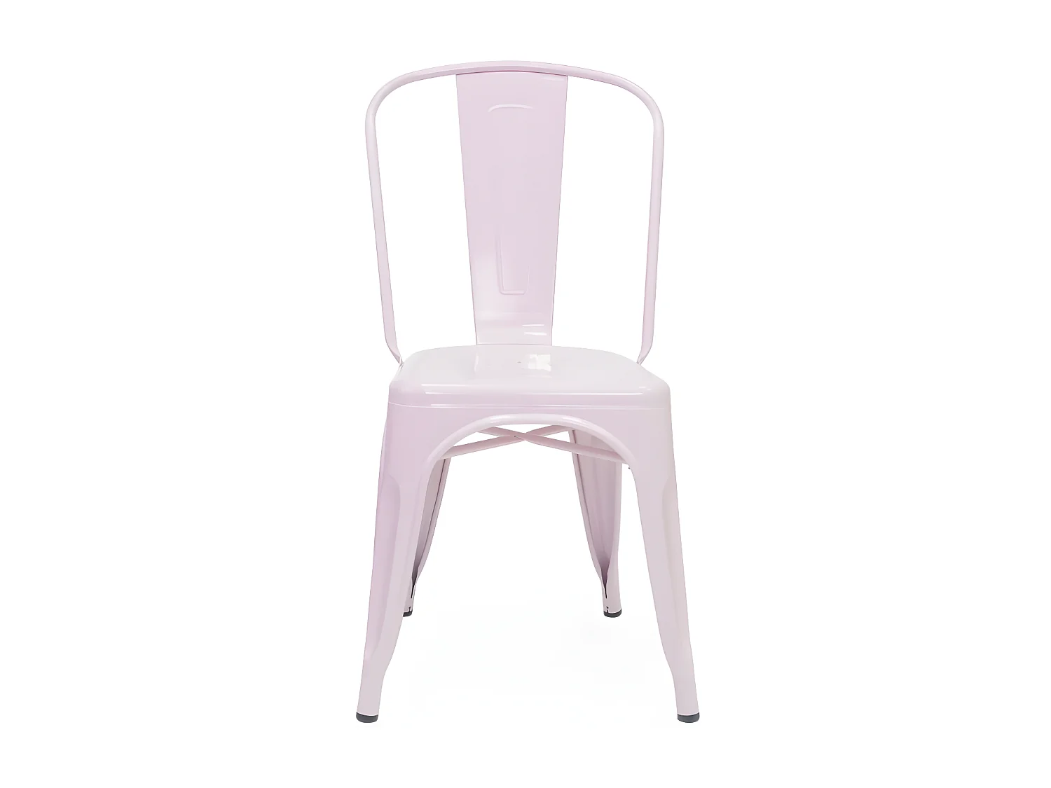 Stuhl Metall rosa 85x52,5x45