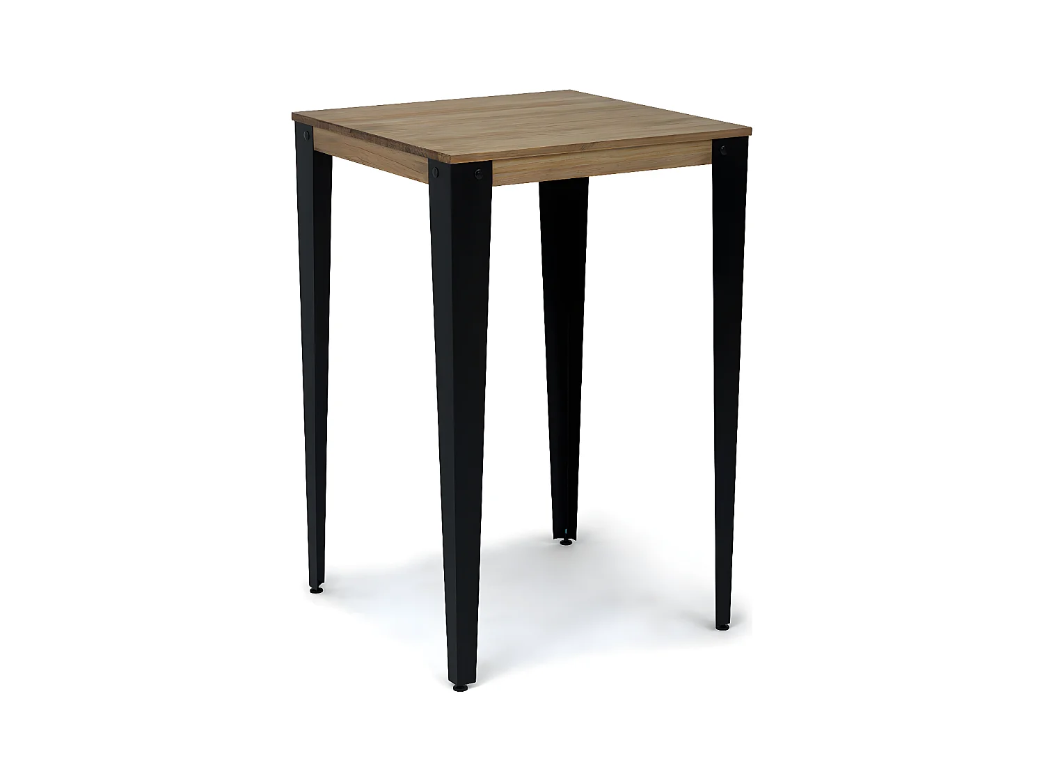 Table Mange debout Lunds 70X70x110cm Anthracite-Vieilli Box Furniture