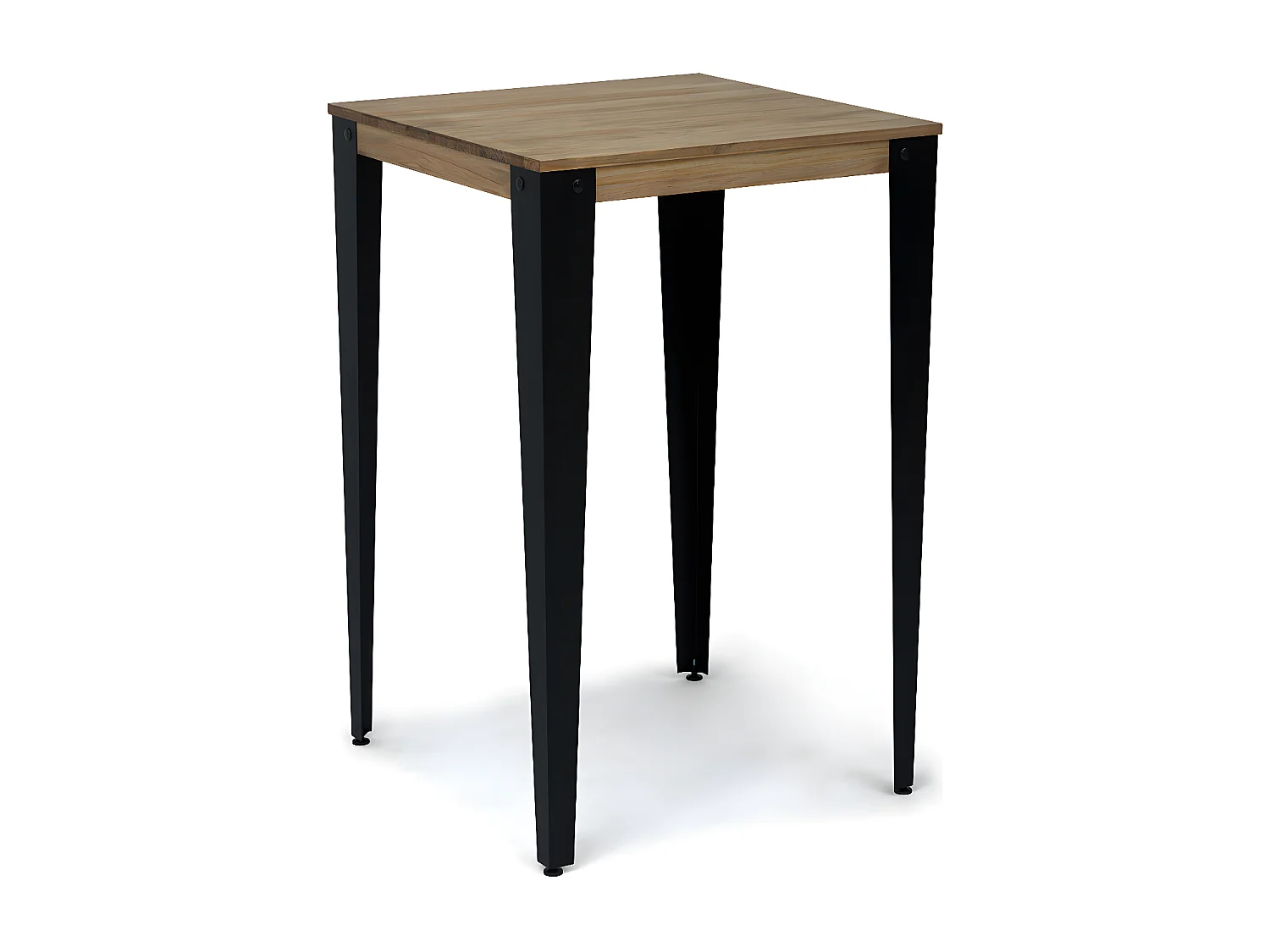 Table Mange debout Lunds 70X70x110cm Anthracite-Vieilli Box Furniture