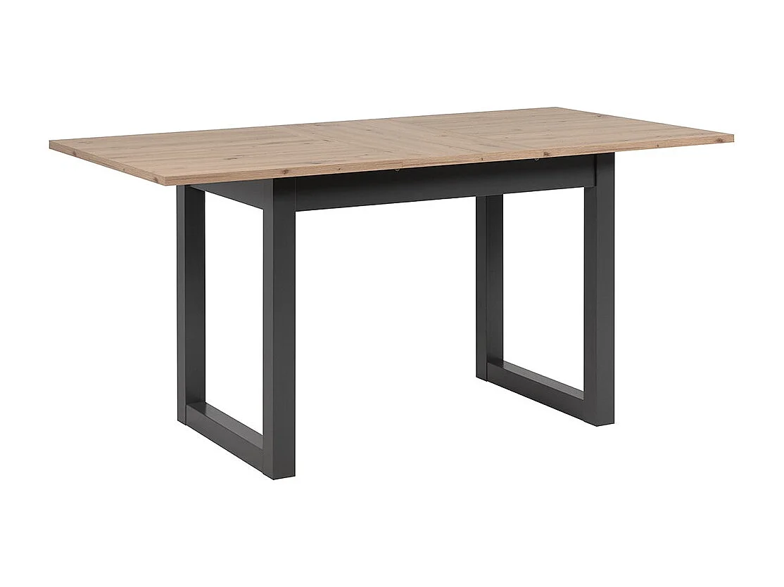 Mesa extensível Denver 4/6 lugares 120-160X75X80 Carvalho/Antracite