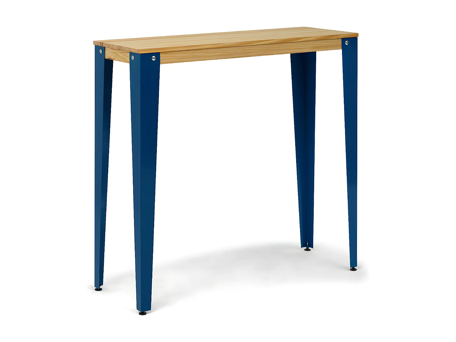 Mesa de Bar Lunds estilo nordico  40x140x110cm Azul – Natural