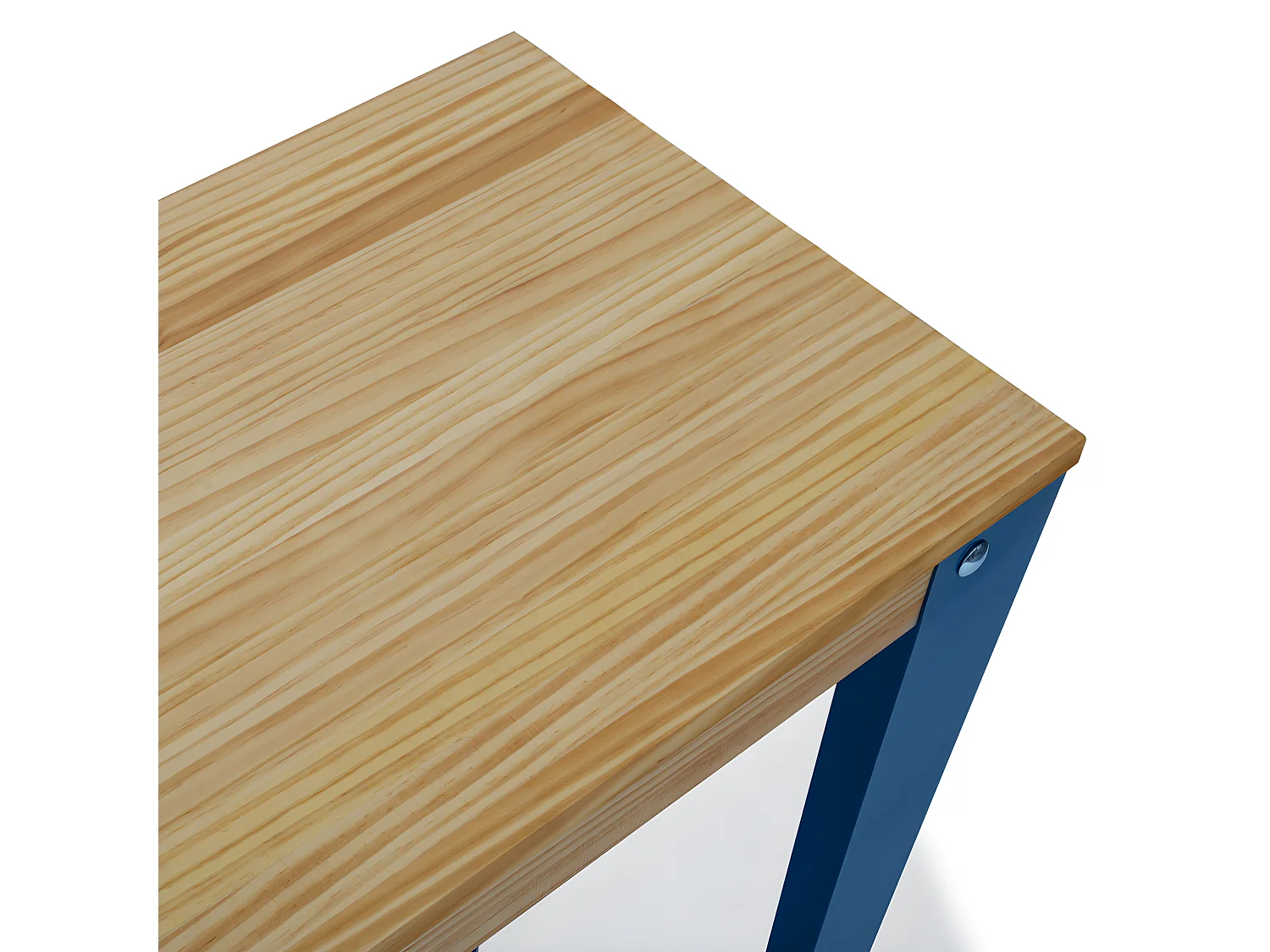 Mesa de Bar Lunds estilo nordico  40x140x110cm Azul – Natural