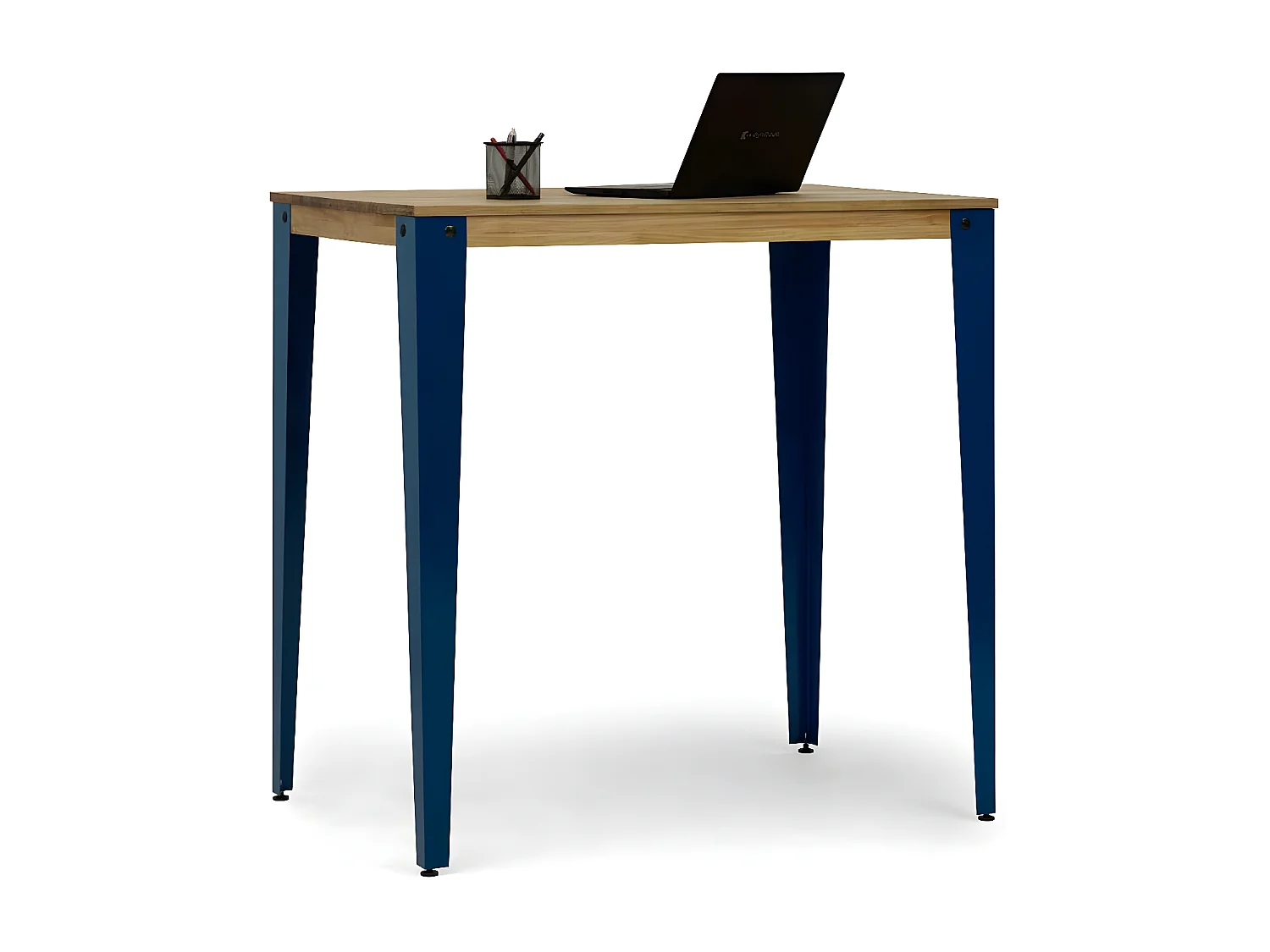Mesa de Bar Lunds estilo industrial  60x140x110cm Azul – Envelhido