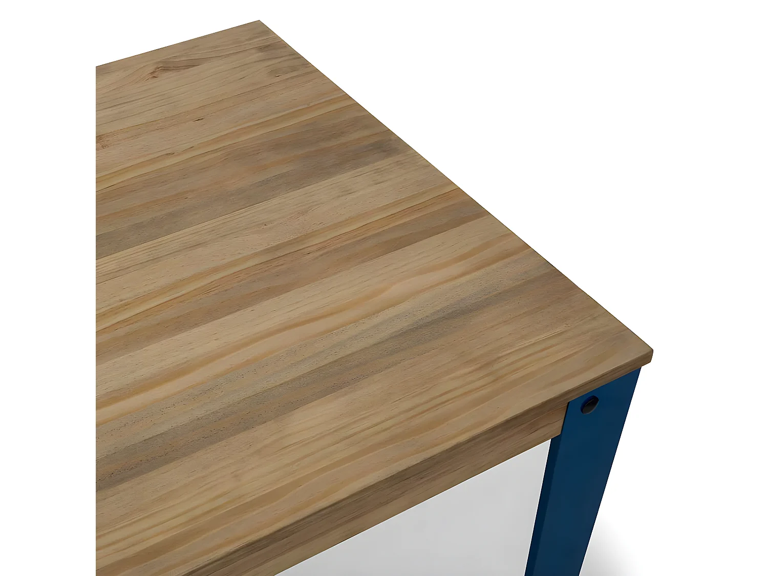 Mesa de Bar Lunds estilo industrial  60x140x110cm Azul – Envelhido