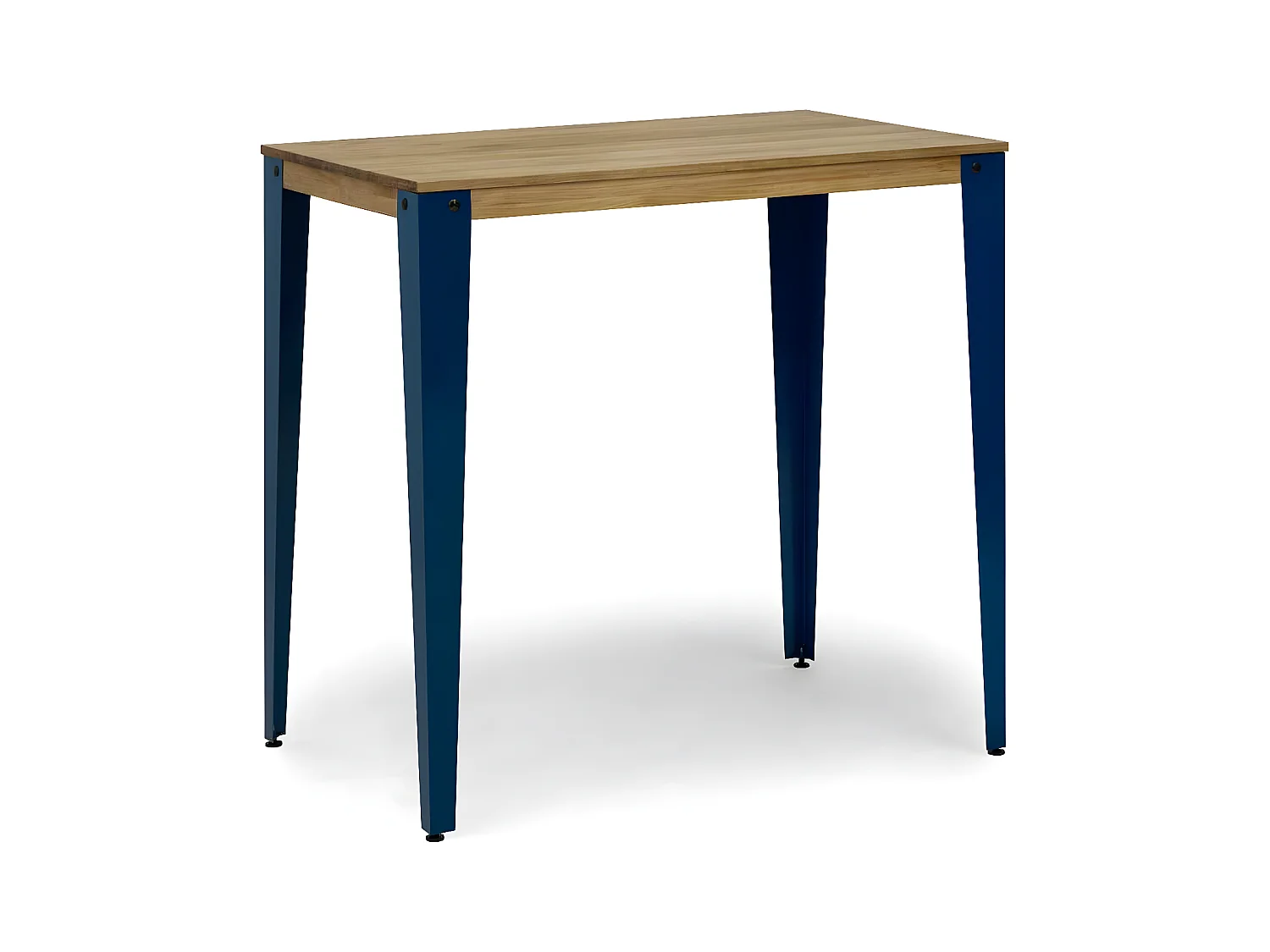 Table Mange debout Lunds 60X120x110cm  Bleu-Vieilli. Box Furniture