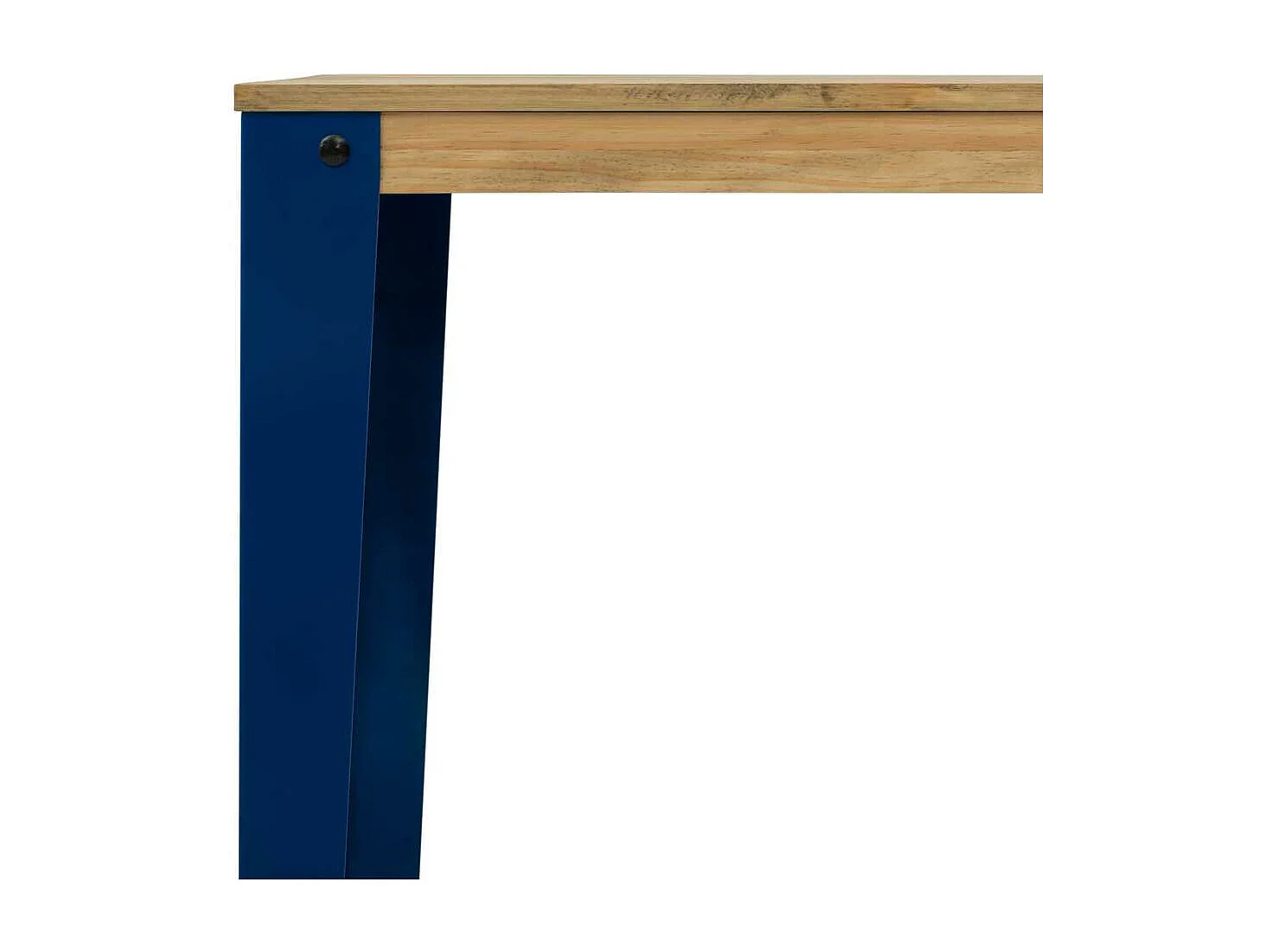 Table Mange debout Lunds 80X140x110cm  Bleu-Vieilli. Box Furniture