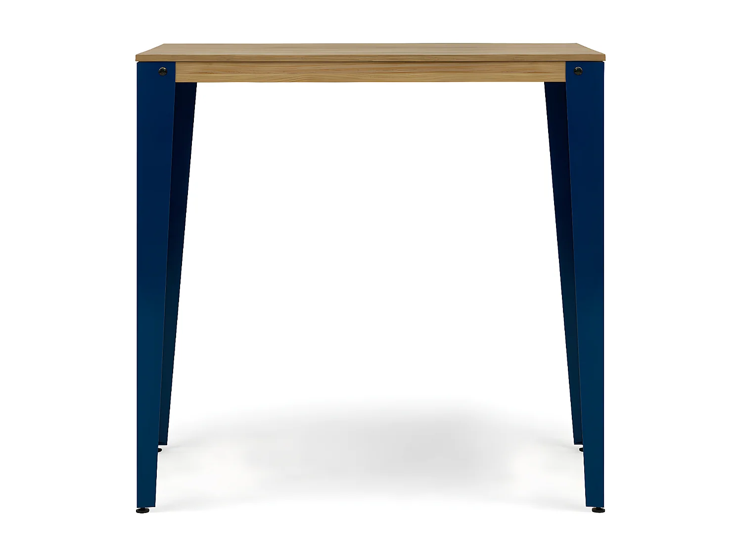 Mesa de Bar Lunds estilo industrial  59x59x110cm Azul – Envelhido