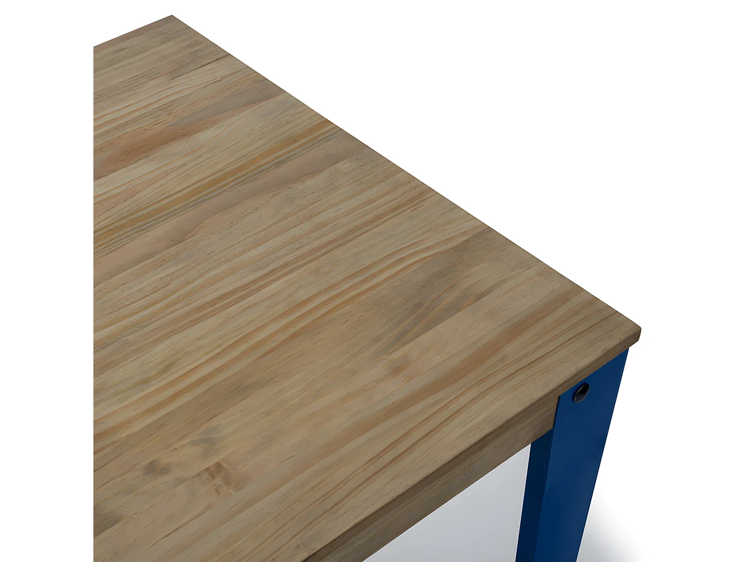 Mesa de Bar Lunds estilo industrial  59x59x110cm Azul – Envelhido