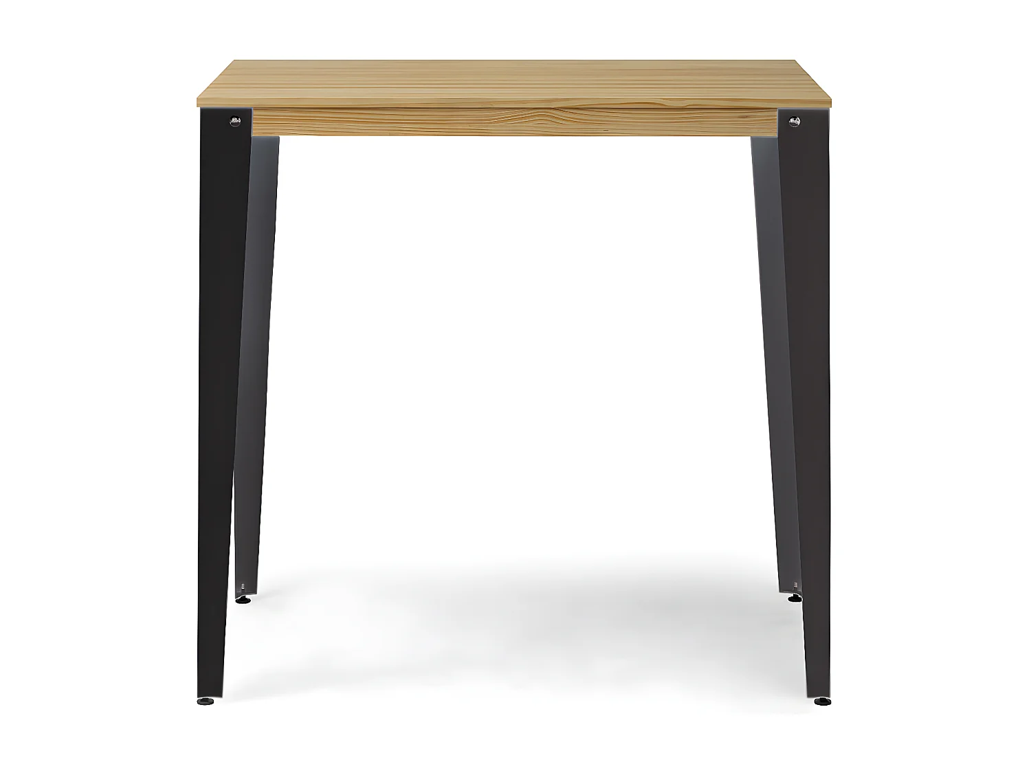 Mesa de Bar Lunds estilo nordico  60x120x110cm Antracite – Natural