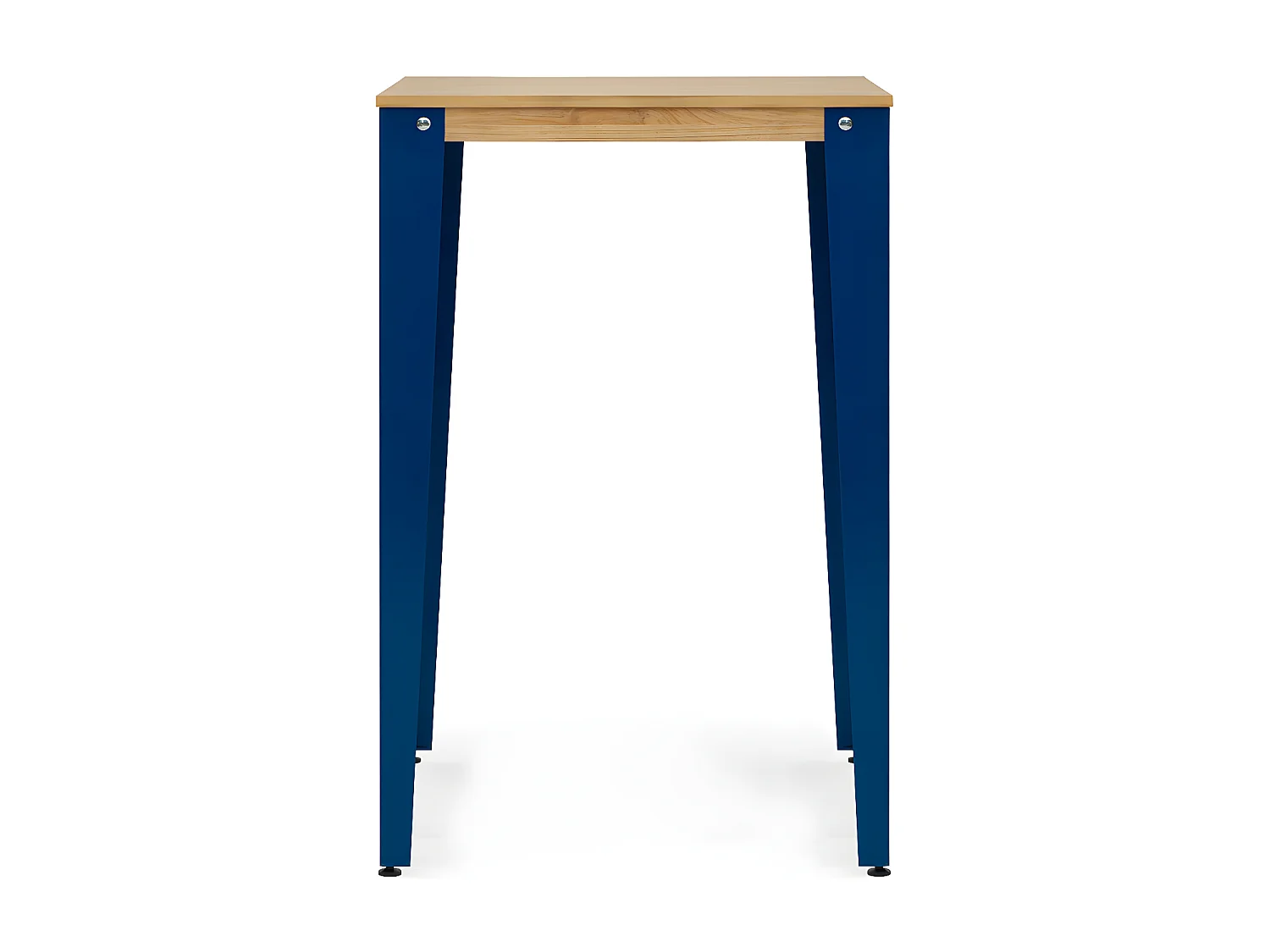 Mesa de Bar Lunds estilo nordico  80x80x110cm Azul – Natural
