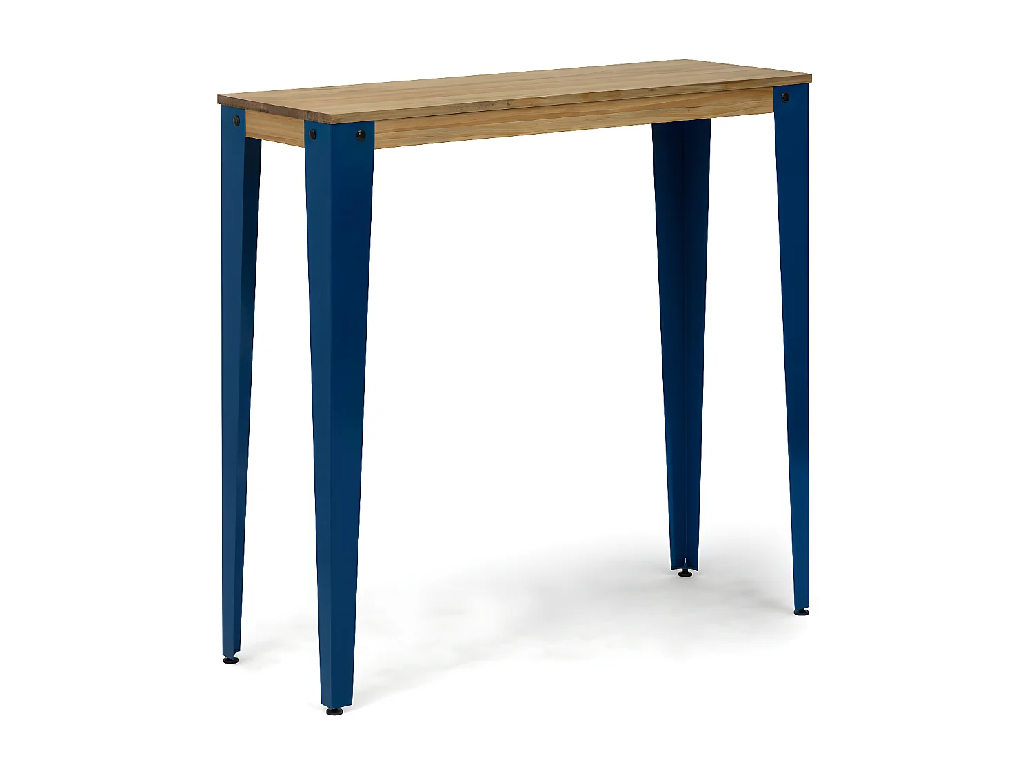 Mesa de Bar Lunds estilo industrial  39x70x110cm Azul – Envelhido
