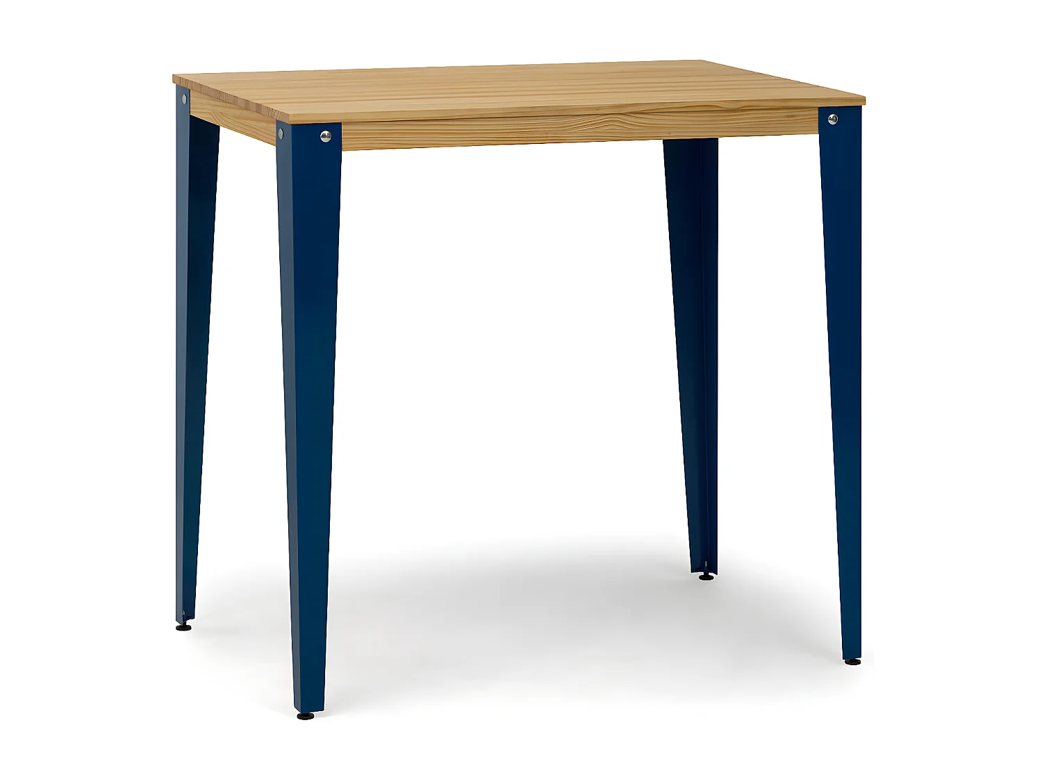 Mesa de Bar Lunds estilo nordico  80x140x110cm Azul – Natural