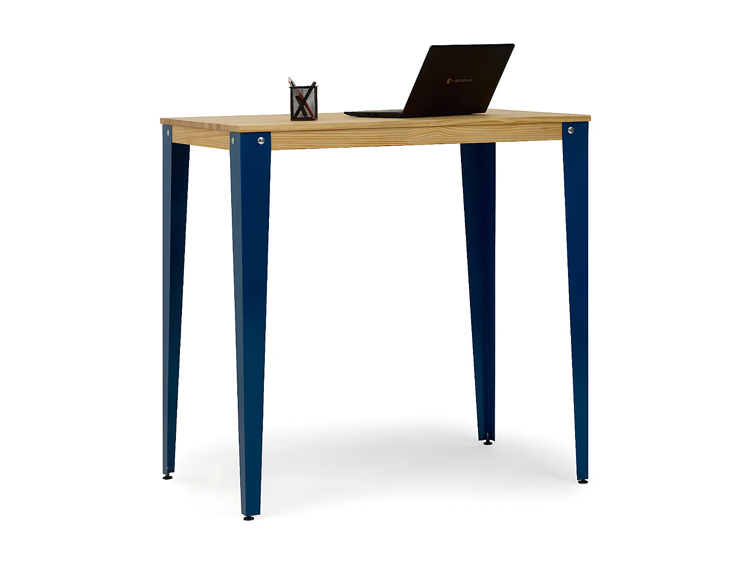 Mesa de Bar Lunds estilo nordico  60x100x110cm Azul – Natural