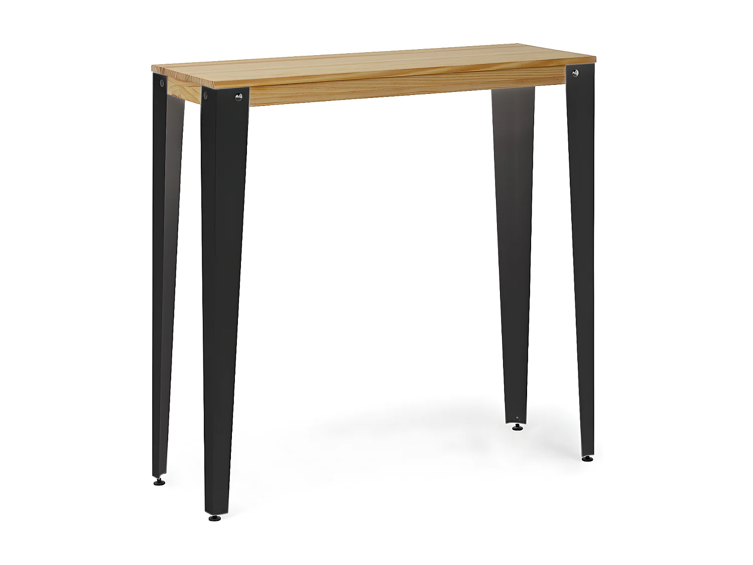 Mesa de Bar Lunds estilo nordico  40x120x110cm Antracite – Natural