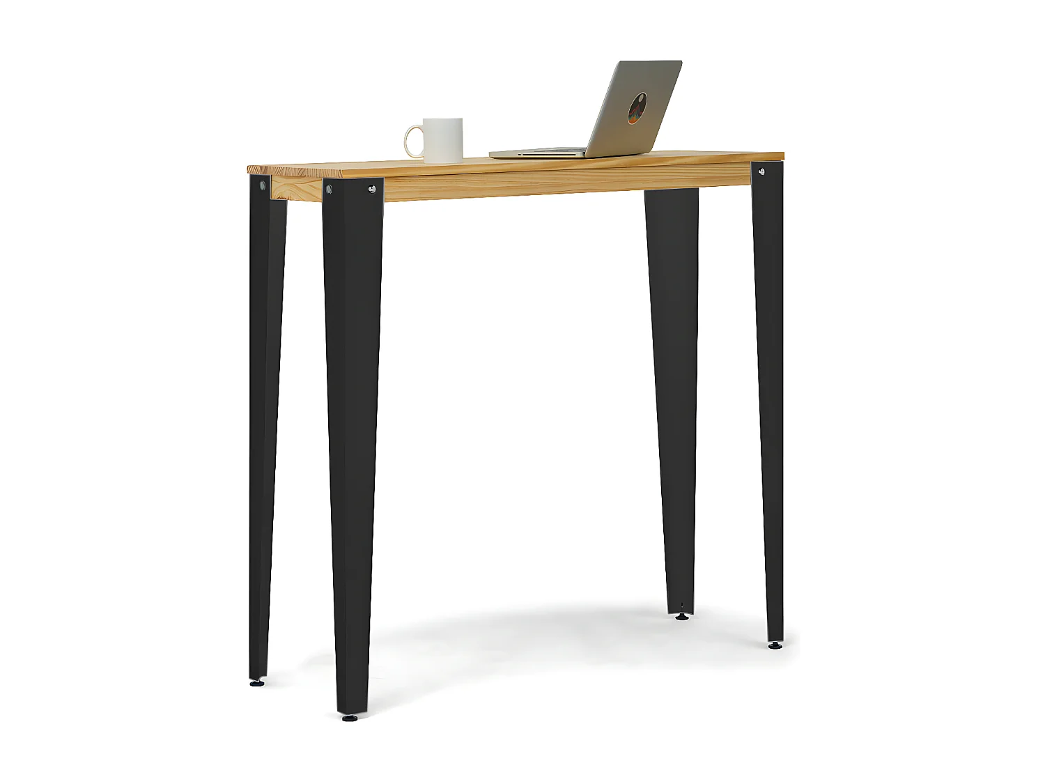 Mesa de Bar Lunds estilo nordico  40x120x110cm Antracite – Natural