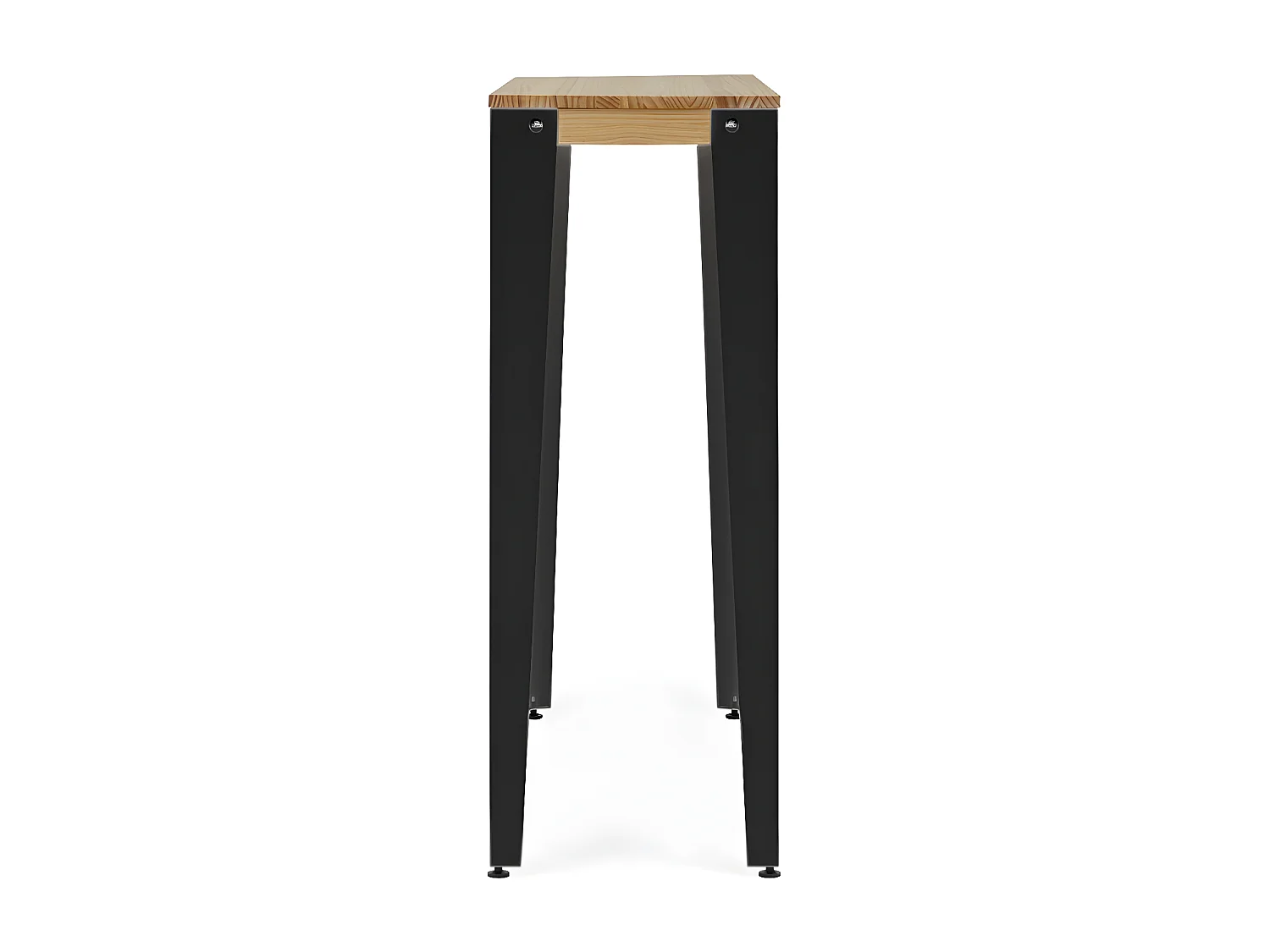 Mesa de Bar Lunds estilo nordico  40x120x110cm Antracite – Natural