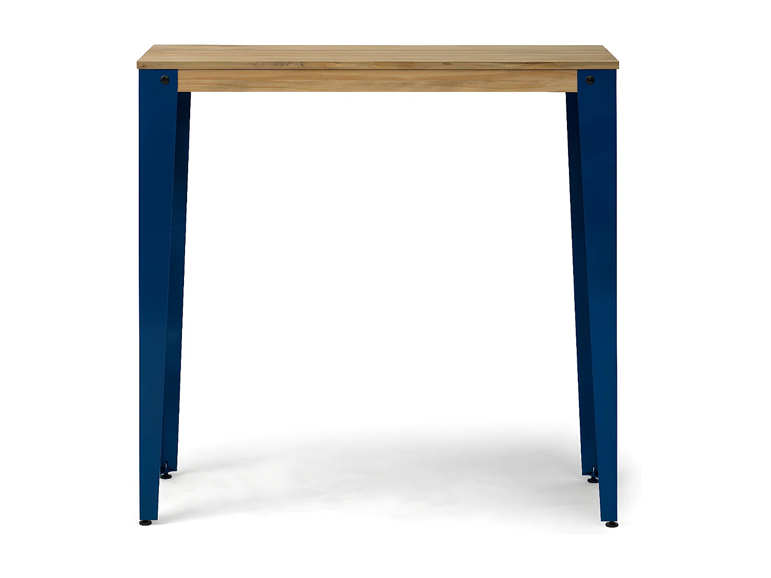 Mesa de Bar Lunds estilo industrial  39x110x110cm Azul – Envelhido