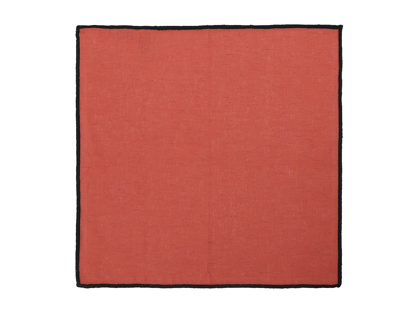 MINA- Serviettes de table en lin blanc - Les Brodeuses - Linge de