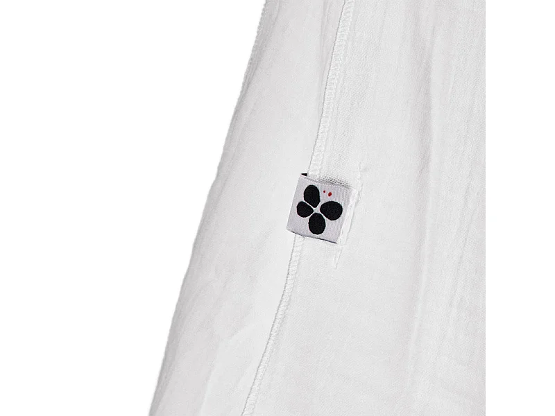 Lot de 4 essuie-mains 50 x 70 cm en double gaze de coton blanc - PEPA