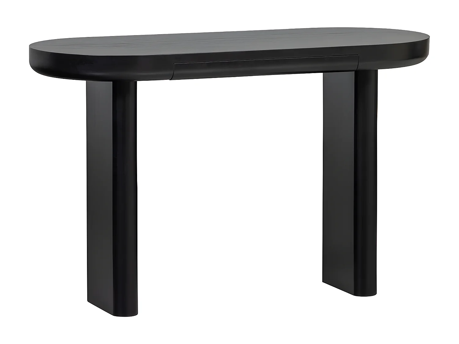 Mael - Bureau 1 tiroir en bois L120cm - Noir