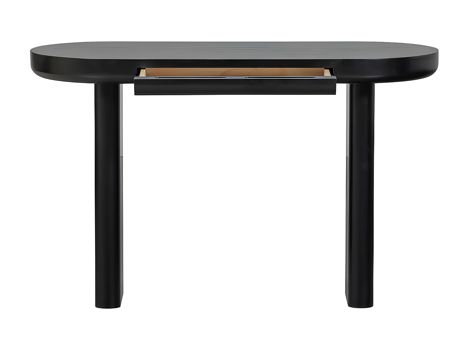 Mael - Bureau 1 tiroir en bois L120cm - Noir