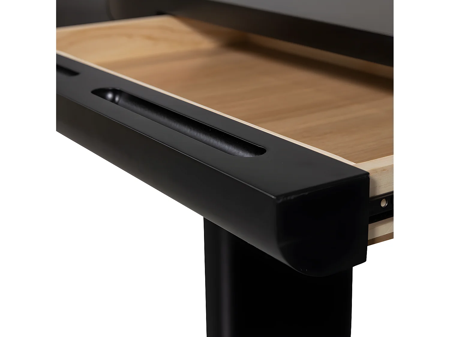 Mael - Bureau 1 tiroir en bois L120cm - Noir