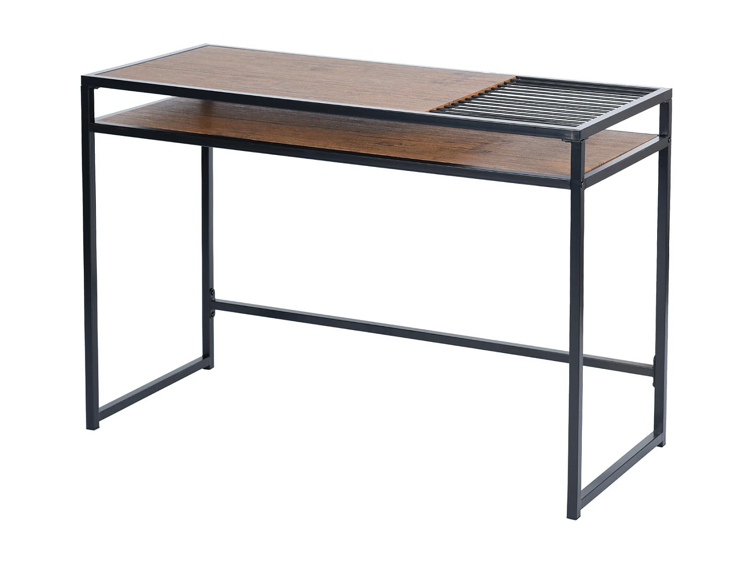 Bureau compact industriel avec rangement porte revue 110x47 LINE ALFI A