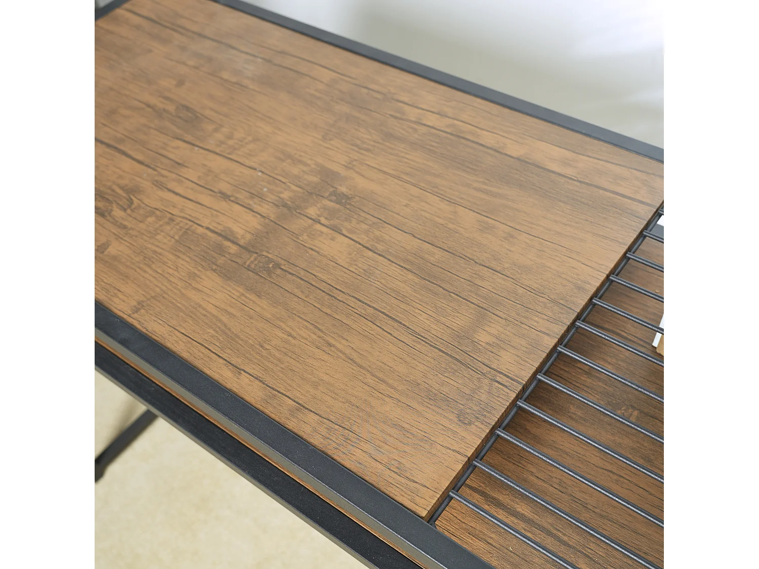 Bureau compact industriel avec rangement porte revue 110x47 LINE ALFI A