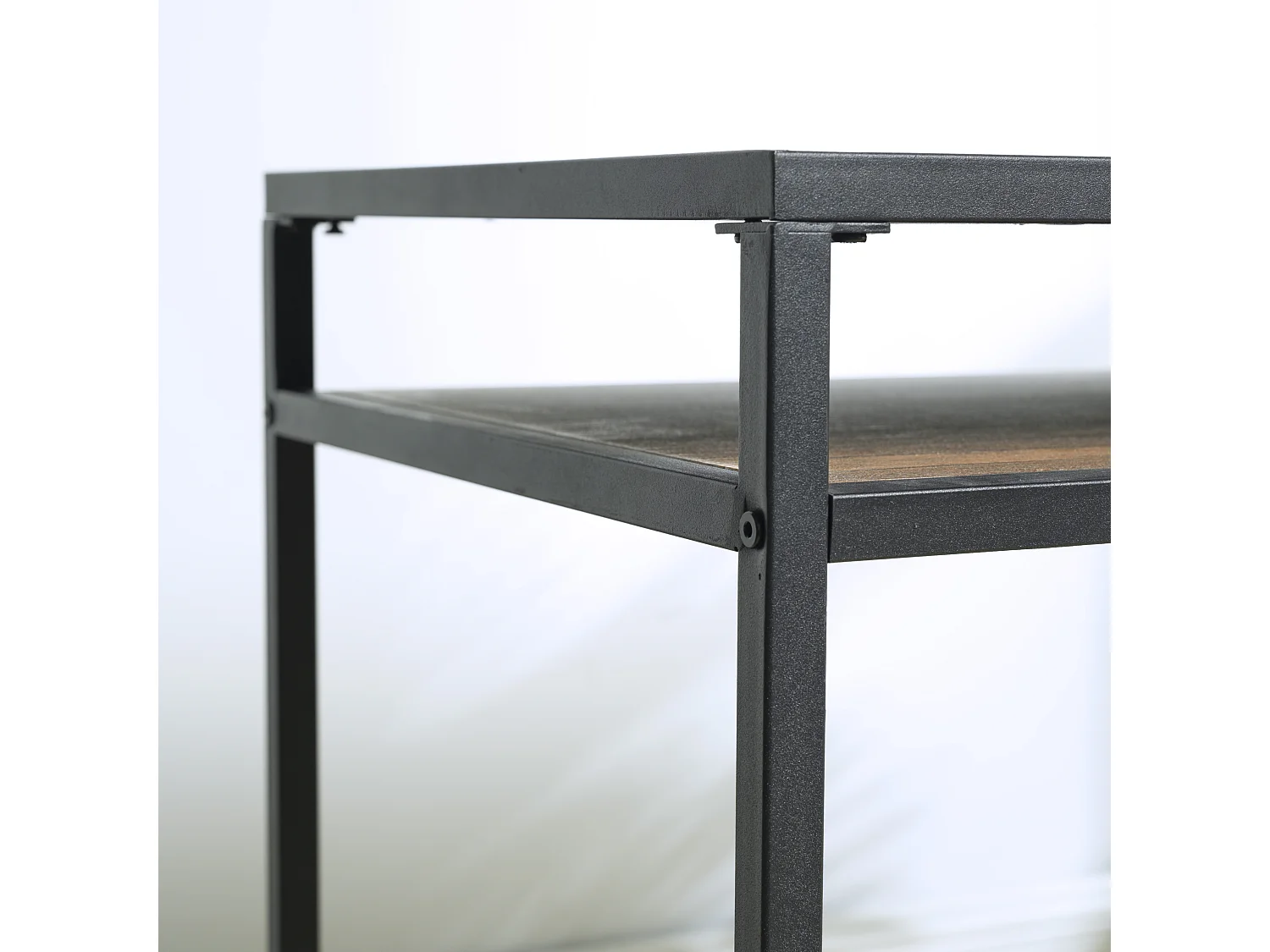 Bureau compact industriel avec rangement porte revue 110x47 LINE ALFI A