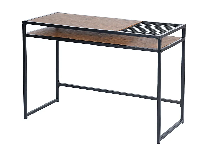 Bureau compact industriel avec rangement porte revue 110x47 LINE ALFI A