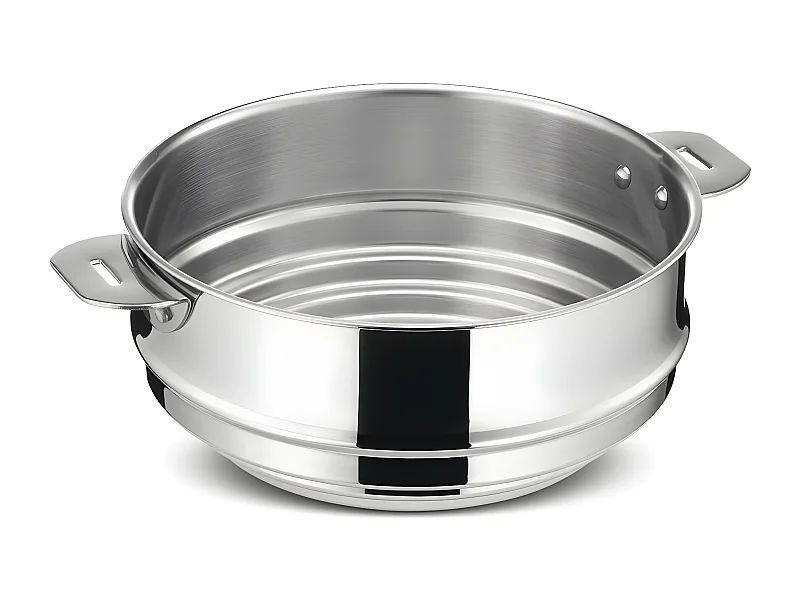 Cuit vapeur Salvaspazio+ 20/22/24 cm en acier inoxydable